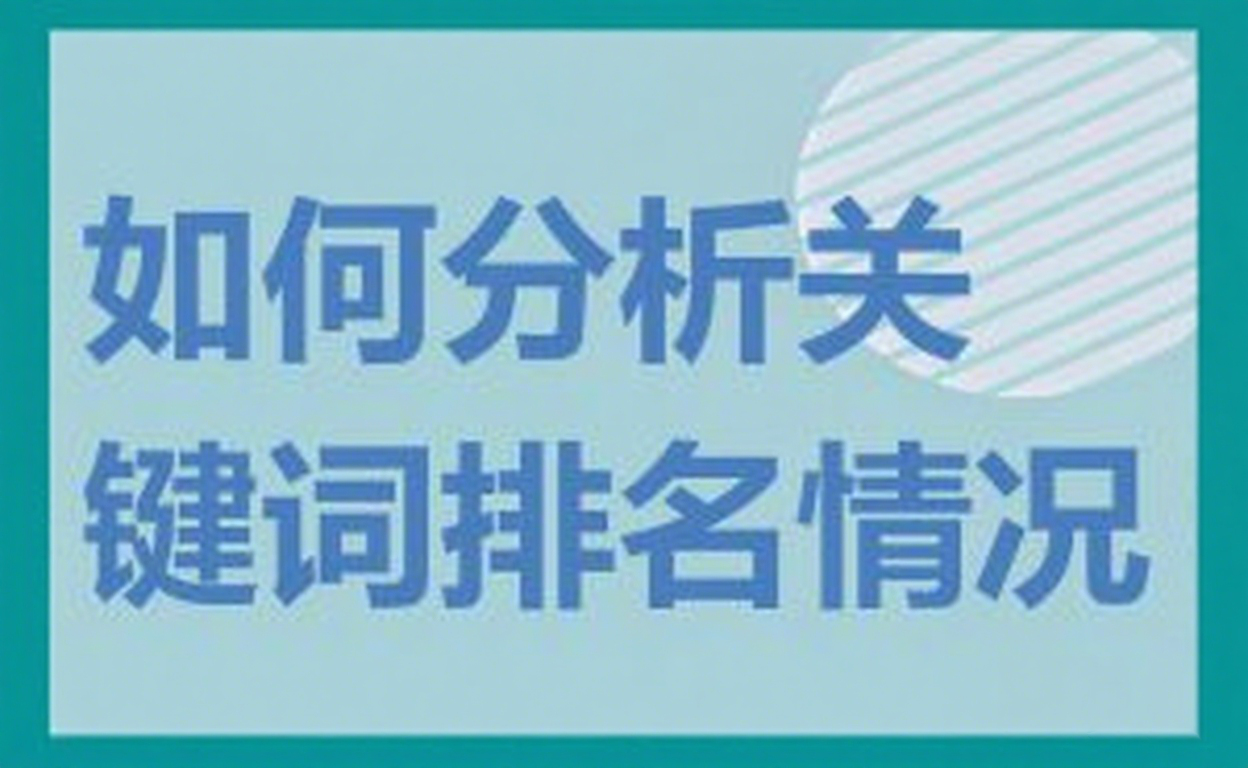 如何分析关键词排名情况